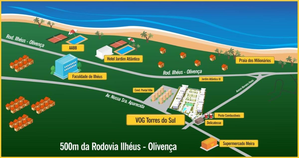 Apartamento Ilheus - Vog Sul Ngoại thất bức ảnh
